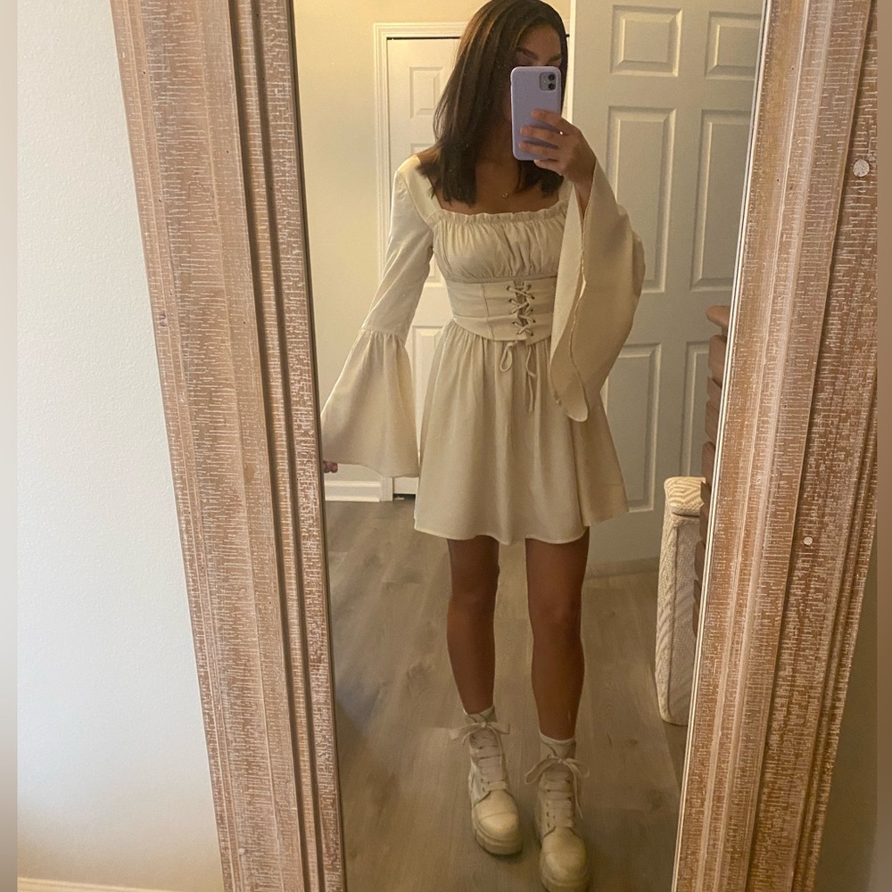 Ivory Pirate Dress